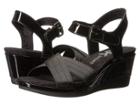 Anne Klein Paprika (black/black Synthetic) Women's Wedge Shoes