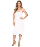 Allen Allen Vee Cami Mid-length Dress (white) Women's Dress