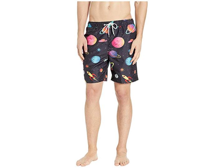 U.s. Surf Club Space Swim Shorts (black) Men's Swimwear