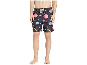 U.s. Surf Club Space Swim Shorts (black) Men's Swimwear