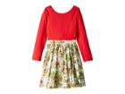 Fiveloaves Twofish Little Abbie Dress (toddler/little Kids/big Kids) (red) Girl's Dress