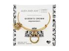Alex And Ani Charity By Design Queen's Crown Bangle (rafaelian Gold) Bracelet
