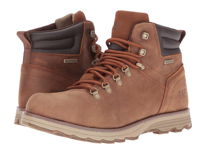 Caterpillar Casual Sire Waterproof (brown Sugar) Men's Work Lace-up Boots