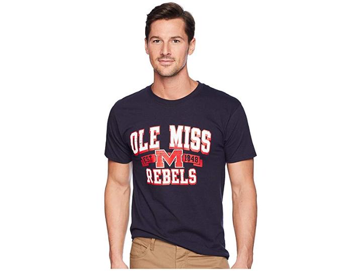 Champion College Ole Miss Rebels Jersey Tee (navy) Men's T Shirt