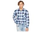 Quiksilver Waterman Wade Creek Long Sleeve Flannel Shirt (parisian Night) Men's Long Sleeve Button Up