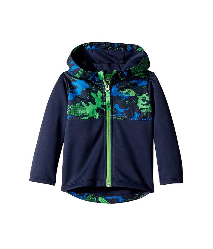 The North Face Kids Kickin It Hoodie (infant) (cosmic Blue Griddy/woodland Camo Print) Kid's Sweatshirt