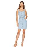 Juicy Couture Denim Pinstripe Dress (blue Chill Washed) Women's Dress