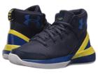 Under Armour Kids Ua Bgs X Level Ninja Basketball (big Kid) (midnight Navy/taxi/team Royal) Boys Shoes