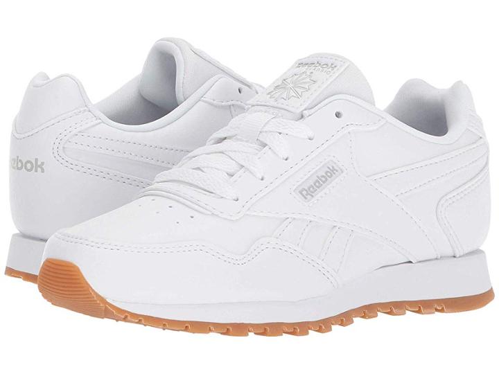 Reebok Kids Cl Harman Run (little Kid/big Kid) (white/steel Gum) Kids Shoes