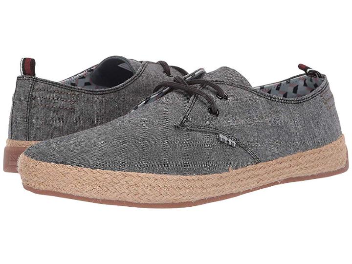 Ben Sherman New Jenson Lace-up (black Linen) Men's Shoes