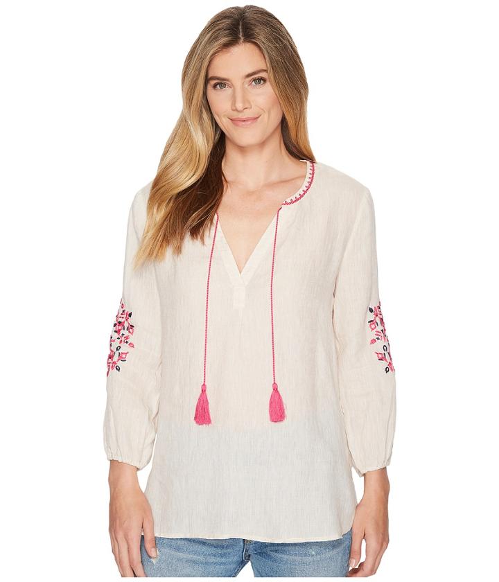 Nic+zoe Flora Top (sandwash Mix) Women's Clothing