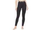Juicy Couture Track Inked Heart Compression Leggings (pitch Black) Women's Casual Pants