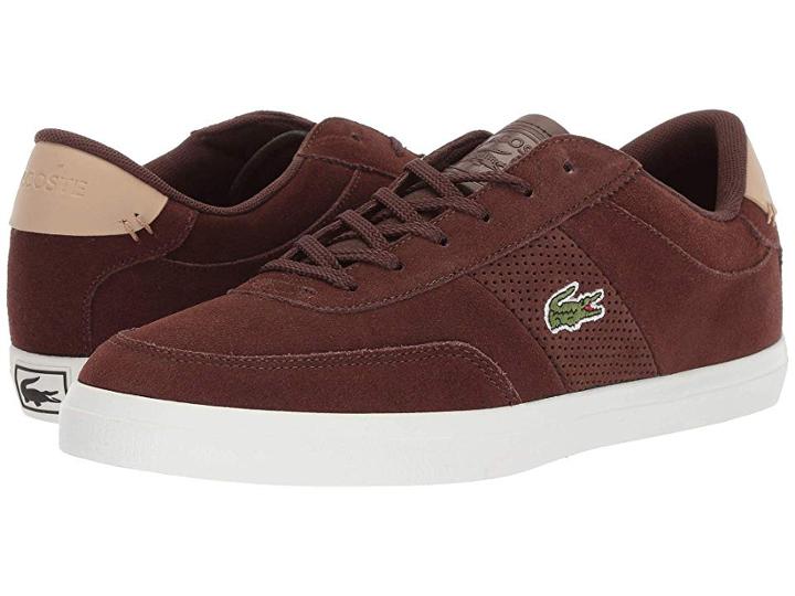 Lacoste Court-master 418 1 (brown/natural) Men's Shoes