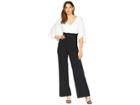 Adrianna Papell Jersey Jumpsuit (ivory/black) Women's Jumpsuit & Rompers One Piece