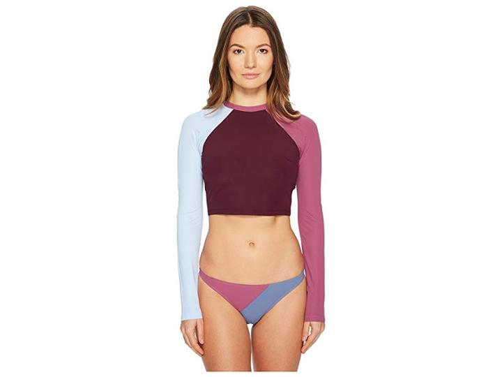 Flagpole Everly Rashguard (port) Women's Swimwear