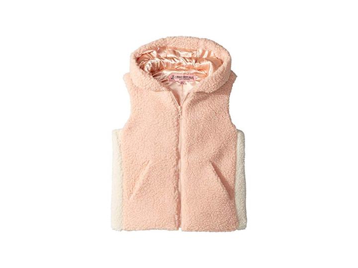 Urban Republic Kids Sara Sherpa Vest (little Kids/big Kids) (pink) Girl's Vest