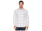 Calvin Klein Plaid Sport Shirt (standard White) Men's Clothing