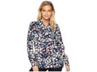 Ellen Tracy Boyfriend Shirt (floral Camo Multi) Women's Clothing