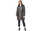 Jessica Simpson Long Puffer W/ Hood (titanium) Women's Coat