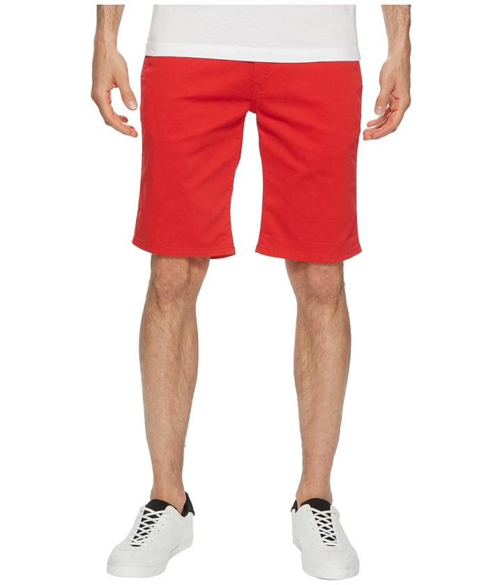 Tommy Jeans Freddy Straight Fit Shorts (racing Red) Men's Shorts