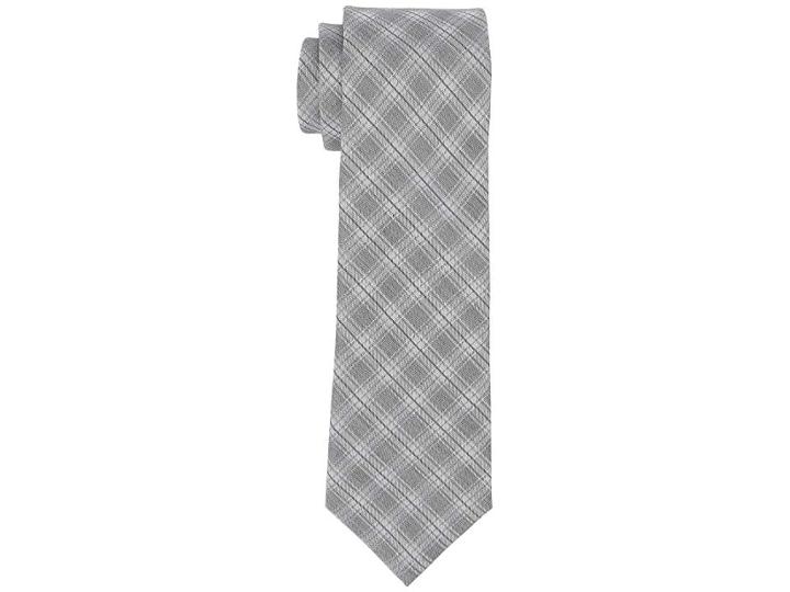 Calvin Klein Frosted Plaid (black) Ties