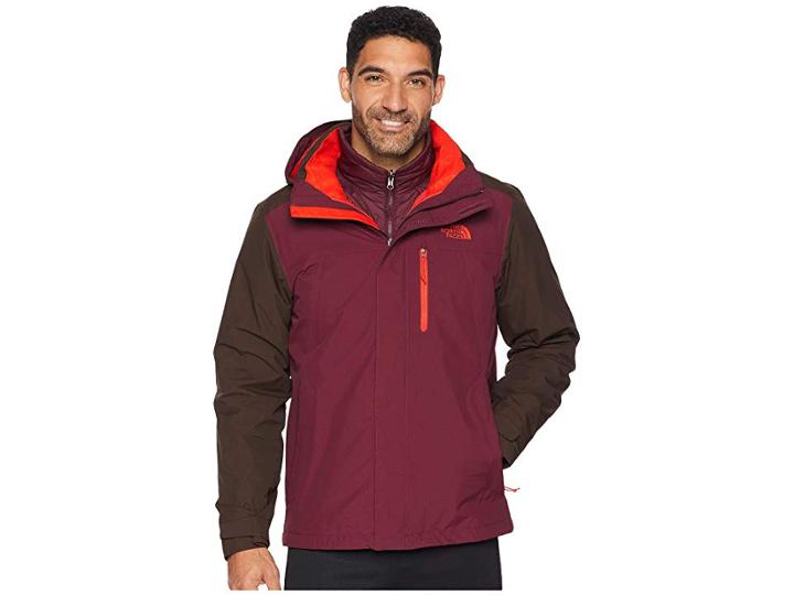The North Face Carto Triclimate Jacket (bittersweet Brown/fig) Men's Coat