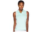 Adidas Golf Ultimate Sleeveless Polo (clear Mint) Women's Sleeveless