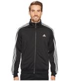 Adidas Essentials 3s Tricot Track Jacket (black/white) Men's Coat