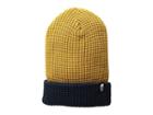 The North Face Kids Waffle Beanie (big Kids) (golden Brown/cosmic Blue) Beanies