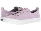 Sperry Crest Vibe Linen Seasonal (light Purple) Women's Lace Up Casual Shoes