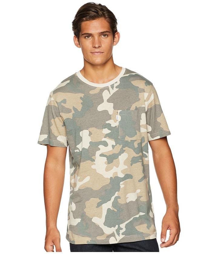 Wesc Maxwell Camo T-shirt (light Woodland) Men's T Shirt