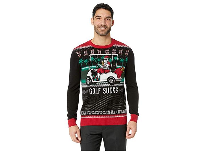 Travismathew Sendy Claus (black) Men's Sweater