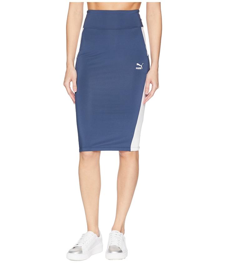 Puma Pencil Skirt (sargasso Sea) Women's Skirt