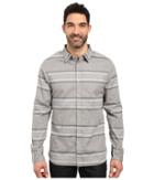The North Face Long Sleeve Approach Flannel (tnf Light Grey Heather (prior Season)) Men's Clothing