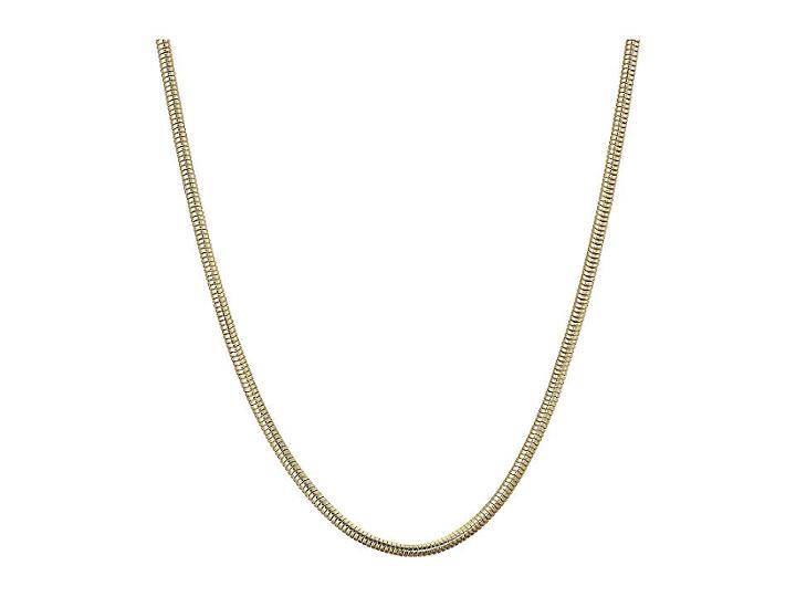 Shashi Snake Chain Necklace (yellow Gold) Necklace