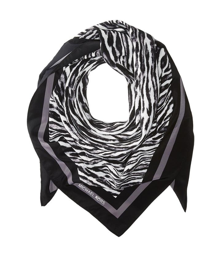 Michael Michael Kors Safari Square (black) Scarves