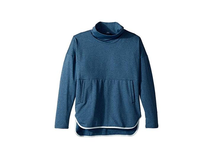 The North Face Kids Pamilia Poncho (little Kids/big Kids) (blue Wing Teal Heather) Girl's Coat