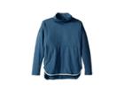 The North Face Kids Pamilia Poncho (little Kids/big Kids) (blue Wing Teal Heather) Girl's Coat