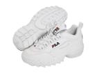 Fila Strada Disruptor (white/peacoat/vintage Red) Men's  Shoes
