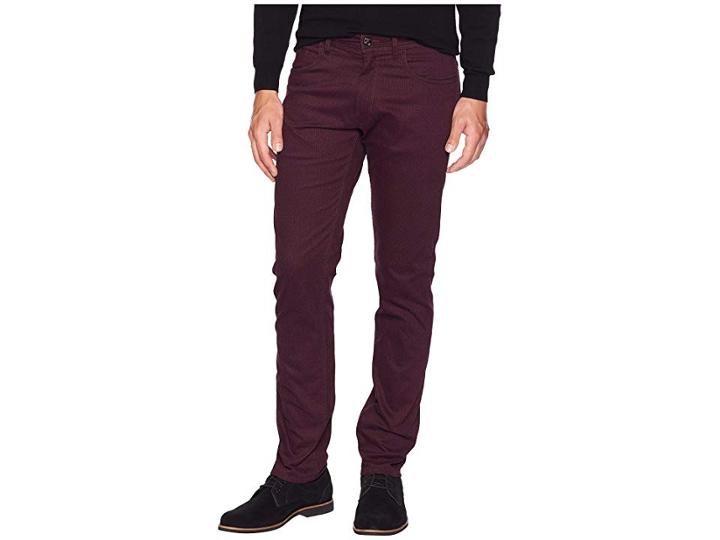 Robert Graham Kent Tailored Fit Pants (berry) Men's Casual Pants