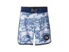 Quiksilver Kids Highline Legend Boardshorts (toddler/little Kids) (bijou Blue) Boy's Swimwear