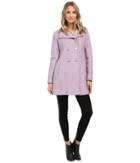 Jessica Simpson Mod Seams Boucle Double Breasted (lilac) Women's Coat