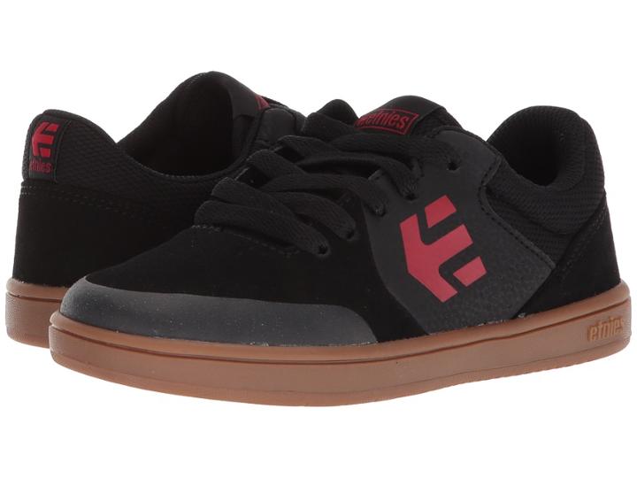 Etnies Kids Marana (toddler/little Kid/big Kid) (black/black/gum) Boys Shoes