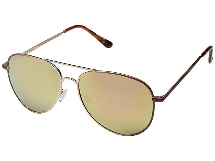 Betsey Johnson Bj462106 (gold/black) Fashion Sunglasses