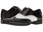 Stacy Adams Stockwell Wingtip Oxford (black/white) Men's Lace Up Wing Tip Shoes