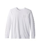 Billabong Kids Unity Long Sleeve Tee (big Kids) (white) Boy's Long Sleeve Pullover