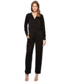 Vince Cross-front Jumper (black) Women's Jumpsuit & Rompers One Piece