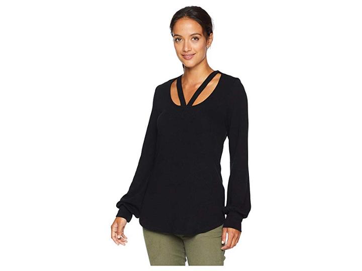 Karen Kane Cut Out Sweater (black) Women's Sweater
