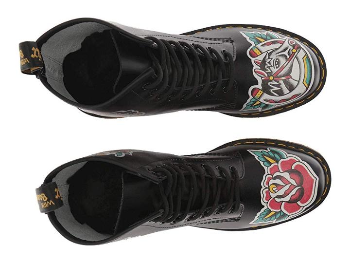 Dr. Martens 1460 Tattoo Chris Lambert (white Backhand/tattoo Asia) Boots