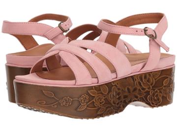 L'amour Des Pieds Gillon (pink Nubuck) Women's Sandals